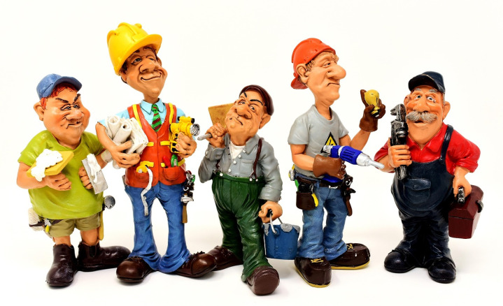 acoustic panels soundproofing construction worker