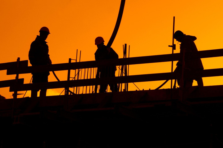 acoustic panels soundproofing construction worker